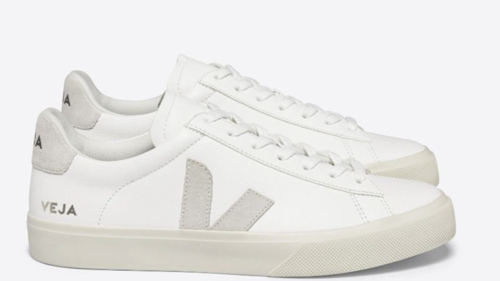 Veja's sustainable white sneakers for men
